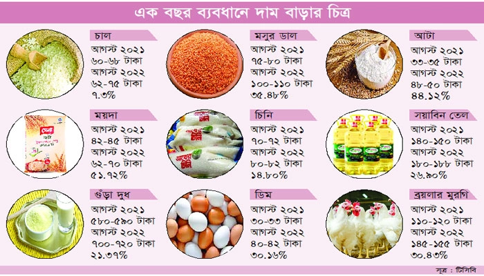 দাম বাড়ার চাপে পিষ্ট নিম্ন ও মধ্যবিত্ত