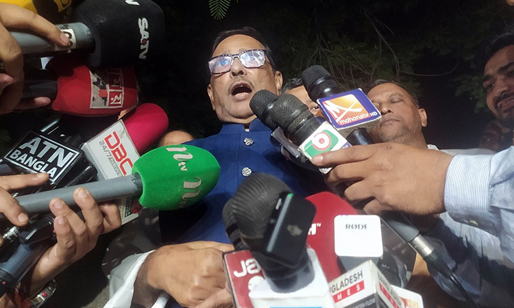 সংলাপের আশার প্রদীপ এখনো নেভেনি : কাদের