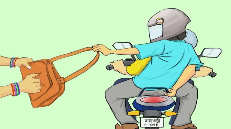 রাতের ঢাকায় বেপরোয়া ৬ হাজার ছিনতাইকারী