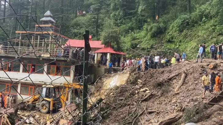 ভারতের হিমাচলে ভারী বর্ষণে ৭৪ জনের মৃত্যু