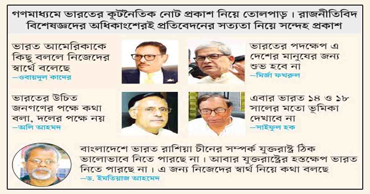 বাংলাদেশে অভ্যন্তরীণ রাজনীতি নিয়ে আবারও দিল্লির হস্তক্ষেপ নিয়ে বিতর্ক উঠেছে