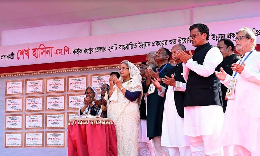 PM opens 27 dev schemes in Rangpur