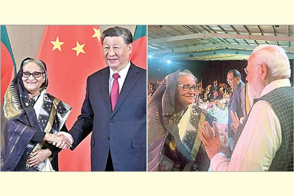 শেখ হাসিনা-জিন পিং বৈঠক মোদির সঙ্গে আলাপ ব্রিকস সম্মেলনে