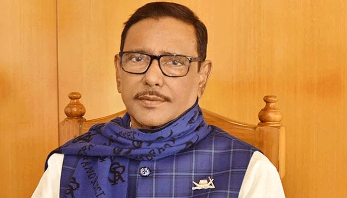 সিঙ্গাপুর গেলেন ওবায়দুল কাদের