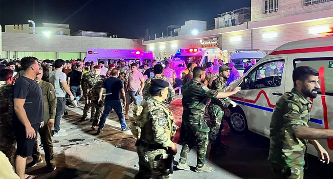 ইরাকে বিয়ে অনুষ্ঠানে আগুন, নিহত শতাধিক