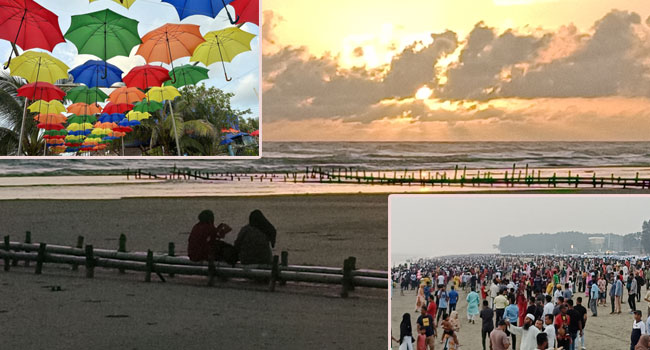 টানা ৩ দিনের ছুটিতে লাখো পর্যটকের সমাগম ঘটবে কক্সবাজারে