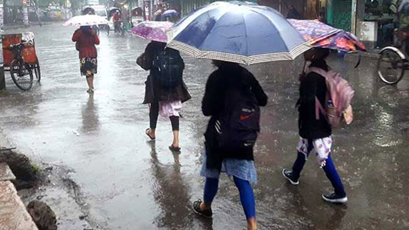 আগামী তিনদিনে দেশের বিভিন্ন স্থানে বৃষ্টির পূর্বাভাস