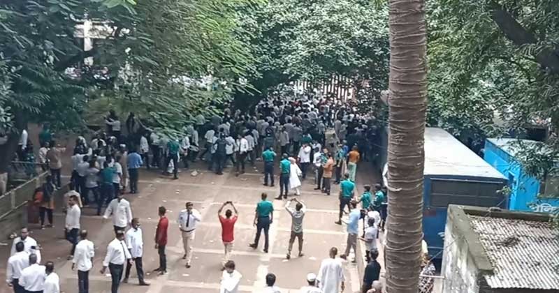 আমানের আত্মসমর্পণ ঘিরে উত্তপ্ত আদালত প্রাঙ্গন, অতিরিক্ত পুলিশ মোতায়েন