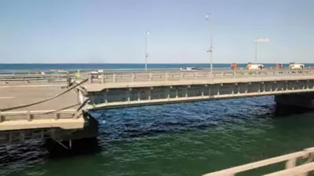 Russia says destroys three Ukrainian drones targeting Crimea bridge