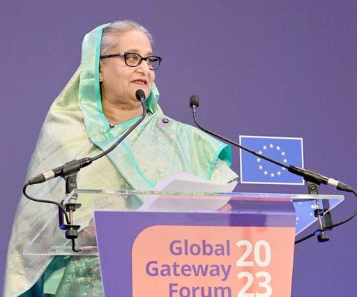 Global leaders applause Sheikh Hasina at Global Gateway Forum