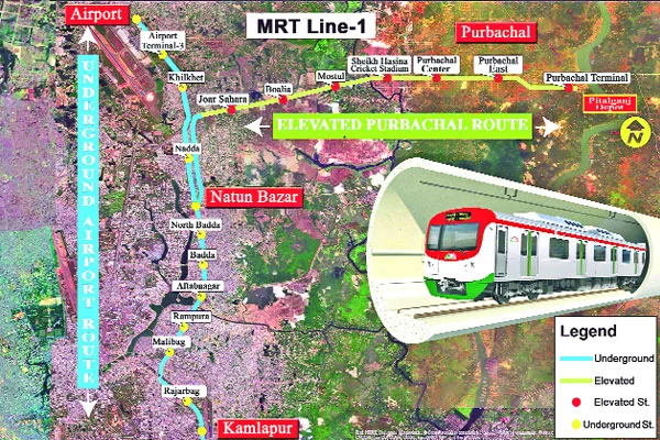 ঢাকাবাসী ২০২৬-এ চড়বে পাতালরেলে নির্ধারিত সময়ের আগেই কাজ সম্পন্ন করার টার্গেট, জমি অধিগ্রহণ প্রায় শেষ