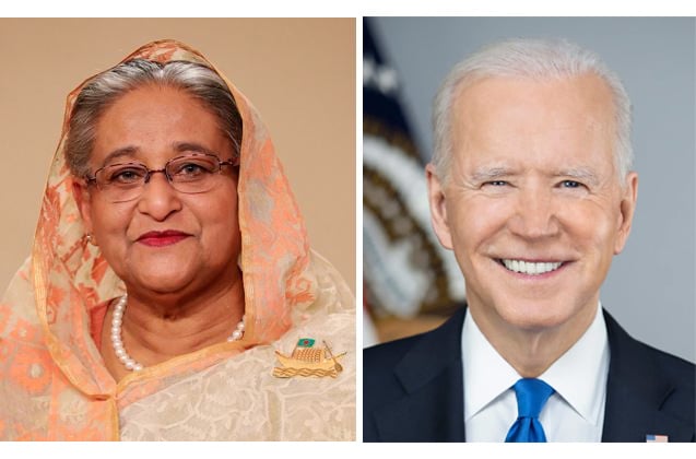 Biden writes to Hasina, expresses willingness to work together