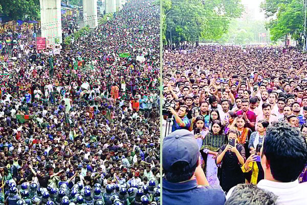 অনড় ছাত্ররা, আজও বিক্ষোভ সংঘাতে গড়াল আন্দোলন ♦ ঢাকা কুমিল্লা চট্টগ্রামে পুলিশের সঙ্গে কোটাবিরোধীদের সংঘর্ষ লাঠিচার্জ ♦ আহত ২৩ ♦ ব্যারিকেড ভেঙে অবস্থান ♦ বাধায় বিভিন্ন স্থানে পণ্ড ♦ মাঠে ছাত্রলীগ ♦ সমর্থন ছাত্রদলের ♦ ক্লাসে ফেরাতে ভিসিদের চিঠি