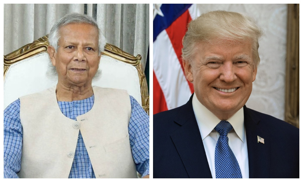 ড. ইউনূসকে শুভেচ্ছা জানিয়ে সম্পর্ক জোরদারের বার্তা দিলেন ট্রাম্প