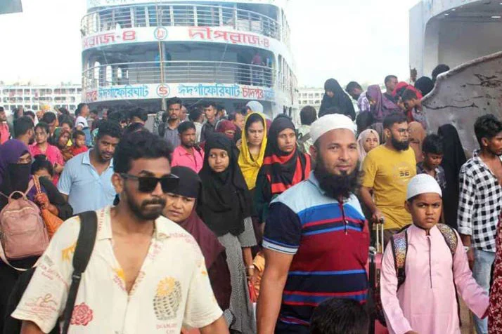 ঈদের ছুটিতে ঢাকা ছেড়েছেন ১ কোটি সিমধারী, ফিরেছেন ৪৪ লাখ