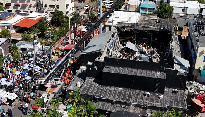 নাইটক্লাবের ছাদ ধসে গায়ক রুবি পেরেজসহ নিহত ১৮৪