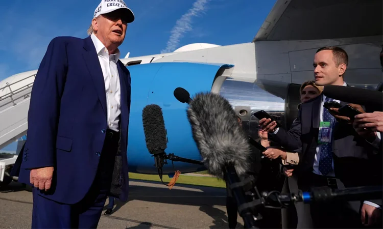 Trump says ‘not happy’ with Putin after Russia strikes Ukraine