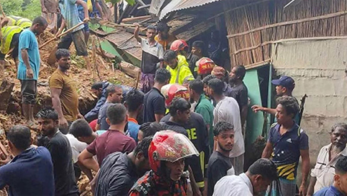 4 of a family killed in landslide triggered by rain in Sylhet  Hearing screams, the neighbours rushed to the spot and tried to rescue them by removing the soil but failed
