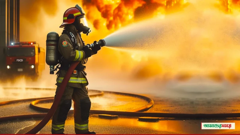 পুরানা পল্টনে বহুতল ভবনে আগুন