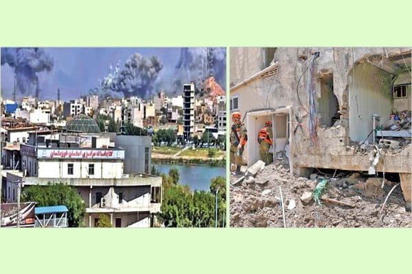 শঙ্কা কাটেনি সর্বাত্মক যুদ্ধের বহু মার্কিন ঘাঁটি থেকে হামলার ছক, পরমাণু স্থাপনায় ক্ষেপণাস্ত্র, ইরানের হামলায় জ্বলছে মধ্য ইসরায়েল, রাশিয়ার হুঁশিয়ারি, শান্তি চেষ্টা অব্যাহত