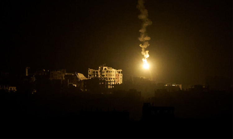 Heavy bombing in Gaza City after Rubio backs Israel