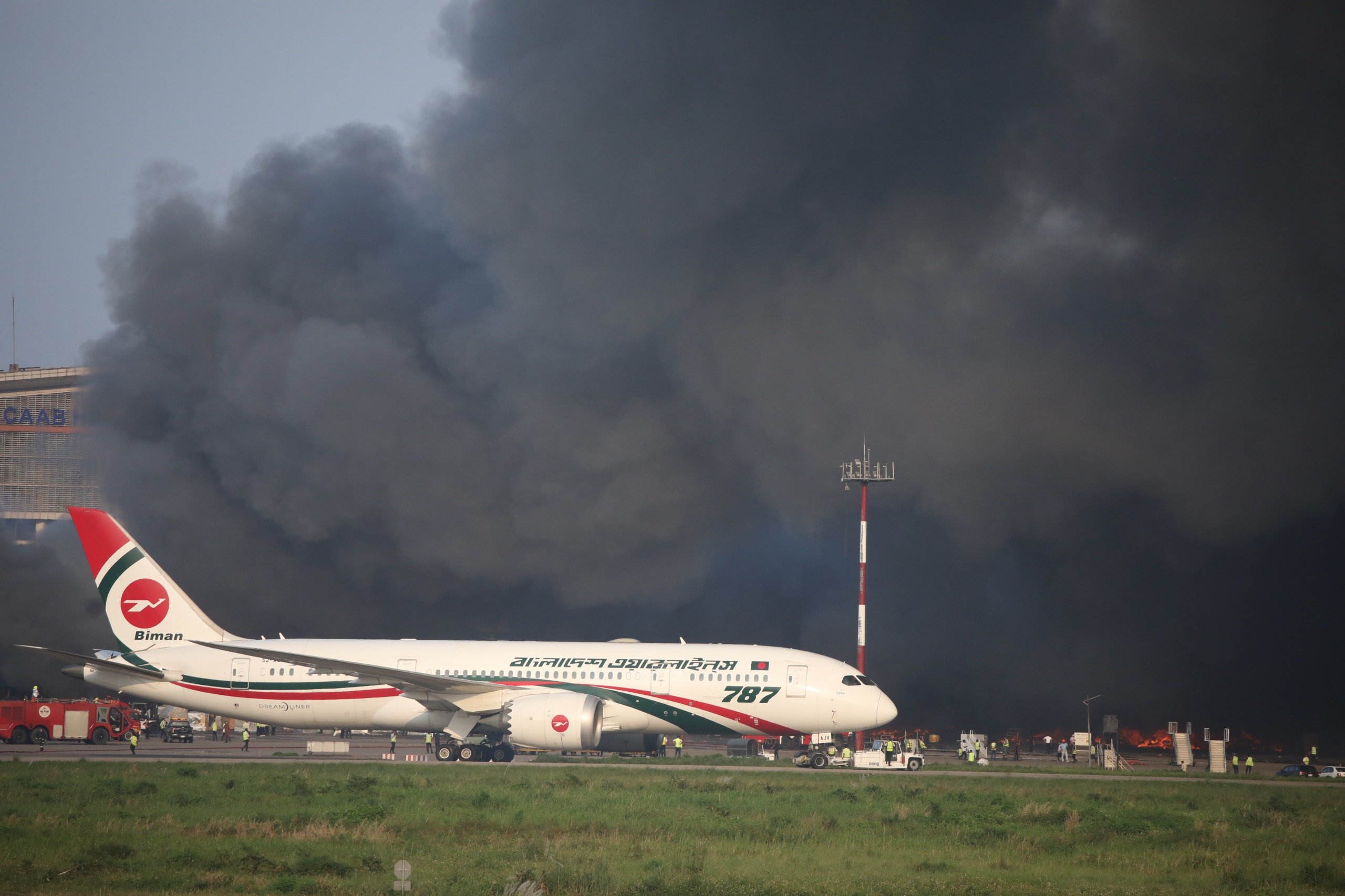 Fire at HSIA Cargo Village halts flight operations