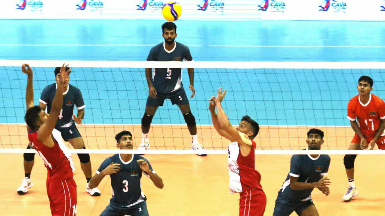 কাভা কাপ ফর মেন আন্তর্জাতিক ভলিবল টুর্নামেন্টে বাংলাদেশ টানা দ্বিতীয় জয় পেয়েছে