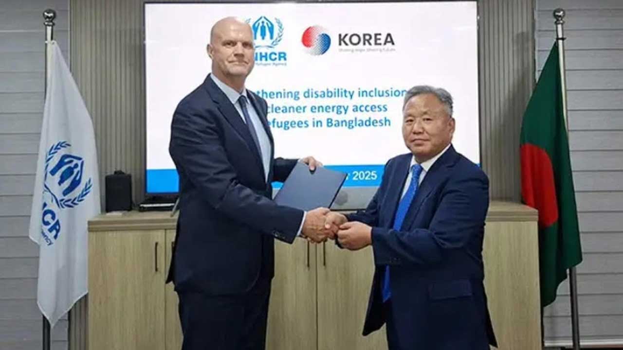 রোহিঙ্গা শরণার্থীদের সহায়তায় ইউএনএইচসিআর-কে দক্ষিণ কোরিয়ার ৫০ লাখ ডলারের অনুদান