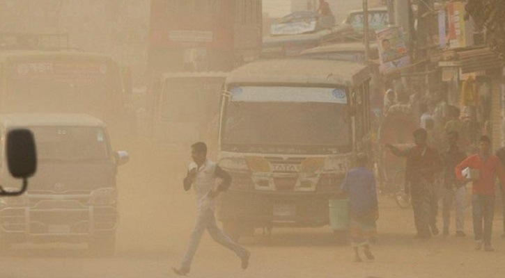 ঢাকার বায়ুমান আবারও অস্বাস্থ্যকর, আন্তর্জাতিক র‍্যাঙ্কে অবস্থান সপ্তম