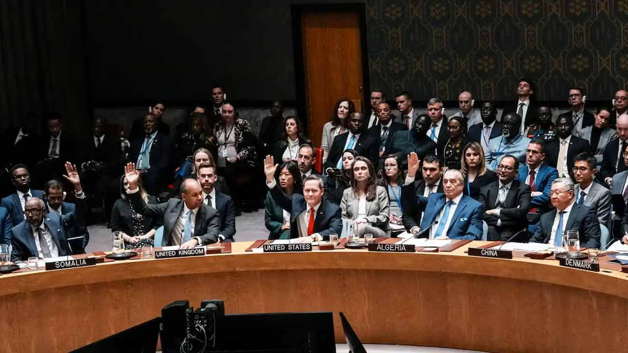 জাতিসংঘে গাজা ইস্যুতে যুক্তরাষ্ট্রের খসড়া প্রস্তাব পাস
