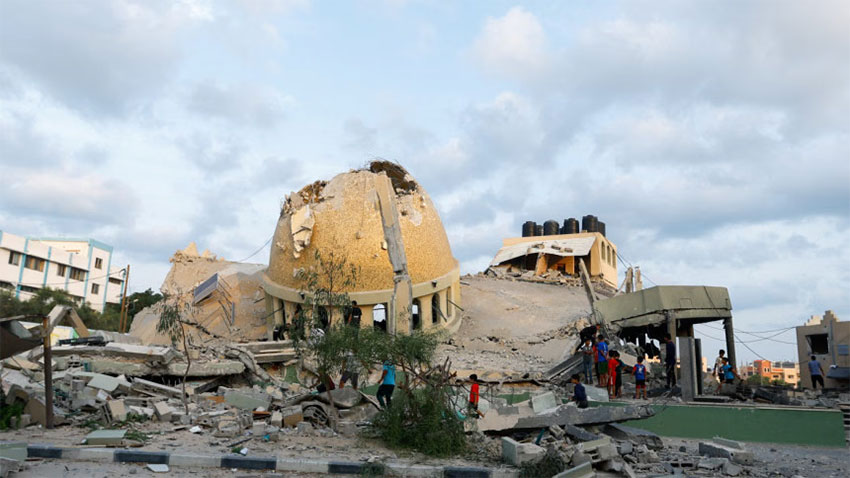 ইসরায়েলি সামরিক কার্যক্রমের পর গাজায় ১ হাজার ৫০০-এর বেশি ভবন ধ্বংস