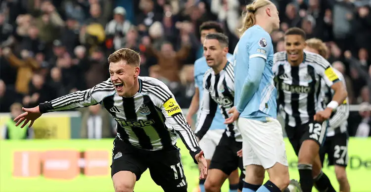 নিউক্যাসল জয়ী: হাভে বার্নসের জোড়া গোল ম্যানচেস্টার সিটিকে পরাজিত করল