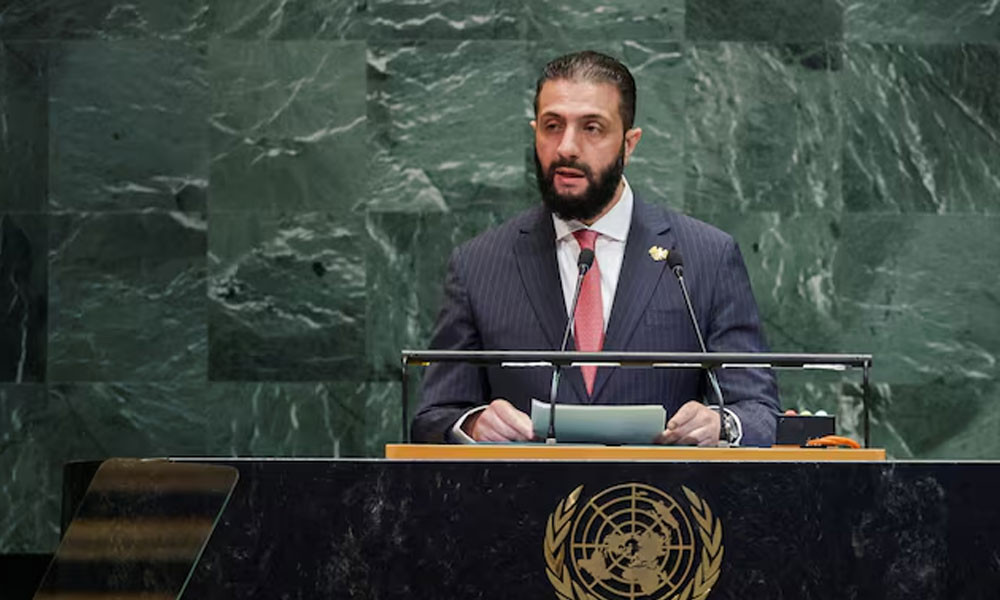 সিরিয়ার প্রেসিডেন্ট আহমেদ আল-শারার ওপর থেকে জাতিসংঘের নিষেধাজ্ঞা প্রত্যাহার