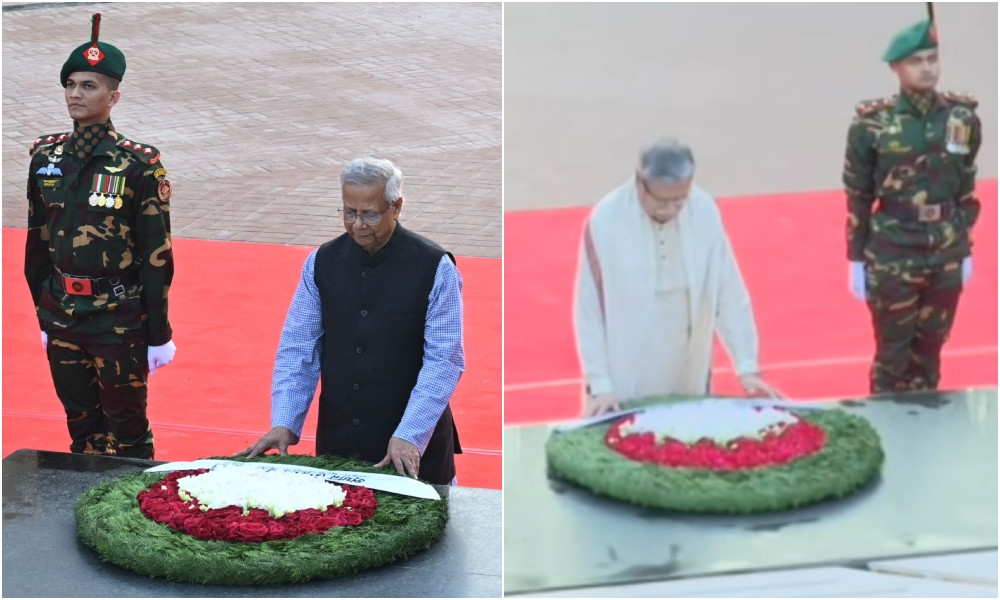 শহীদ বুদ্ধিজীবী দিবসে রাষ্ট্রপতি ও প্রধান উপদেষ্টার শ্রদ্ধা নিবেদন