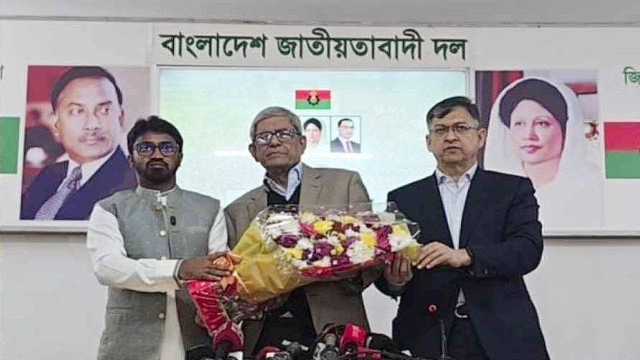 বিএনপিতে যোগ দিলেন মোহাম্মদ রাশেদ খাঁন, ঝিনাইদহ-৪ এ ধানের শীষে মনোনয়ন