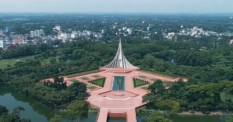 মহান বিজয় দিবস উপলক্ষে সাভারের জাতীয় স্মৃতিসৌধ প্রস্তুত