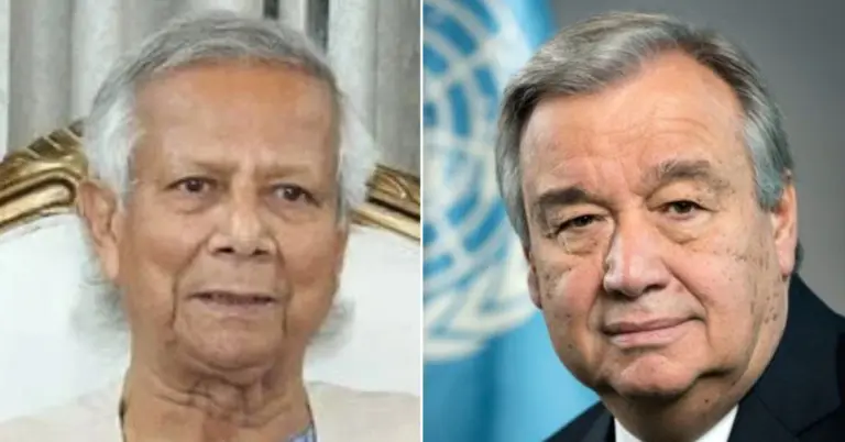 সুদানে ড্রোন হামলায় নিহত বাংলাদেশি শান্তিরক্ষীদের ঘটনায় গুতেরেস–ইউনূসের ফোনালাপ