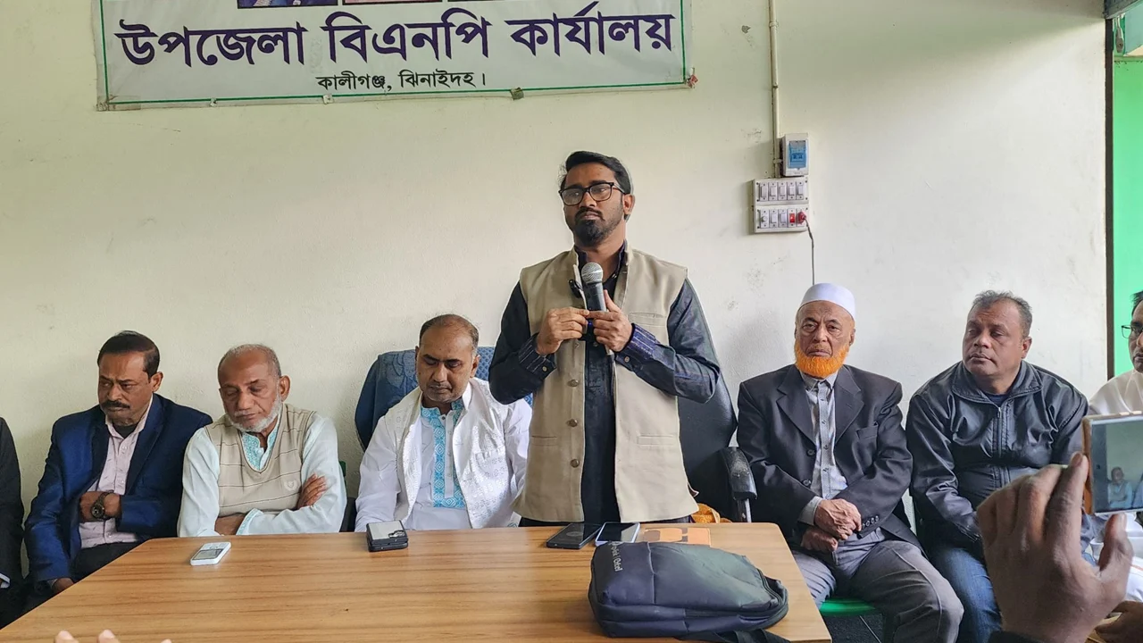 ঝিনাইদহ-৪ থেকে বিএনপি প্রার্থী রাশেদ খাঁনের হুমকি ও উন্নয়ন প্রতিশ্রুতি