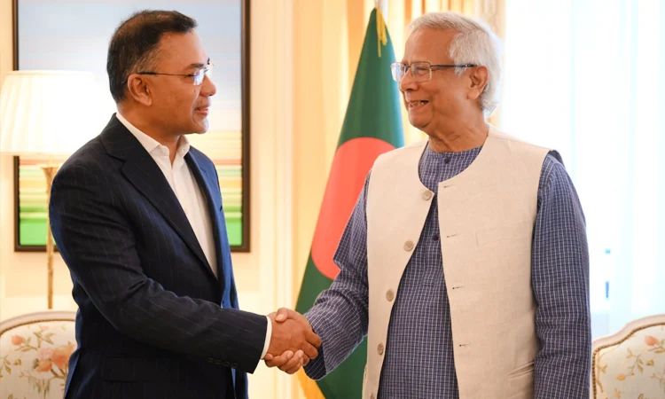 বিএনপি চেয়ারপারসন তারেক রহমানের সঙ্গে অধ্যাপক মুহাম্মদ ইউনূসের বৈঠক আজ