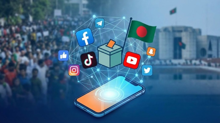 সামাজিক যোগাযোগমাধ্যমে বাংলাদেশের রাজনৈতিক দলগুলোর প্রভাব বাড়ছে